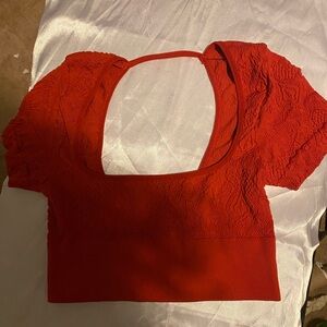 Urban Outfitters Red Crop Top- M/L
